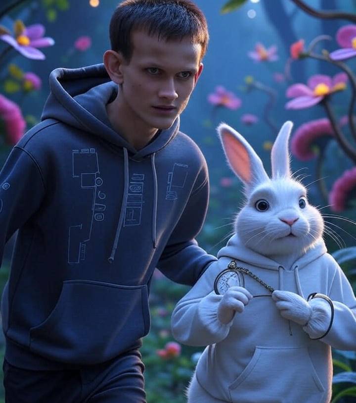 vitalik buterin suis le lapin blanc